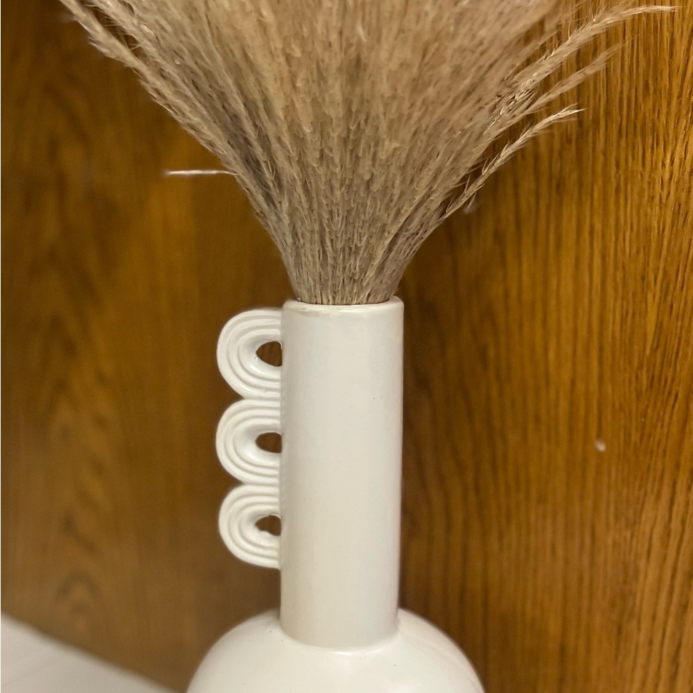 Elegant White Ceramic Vase